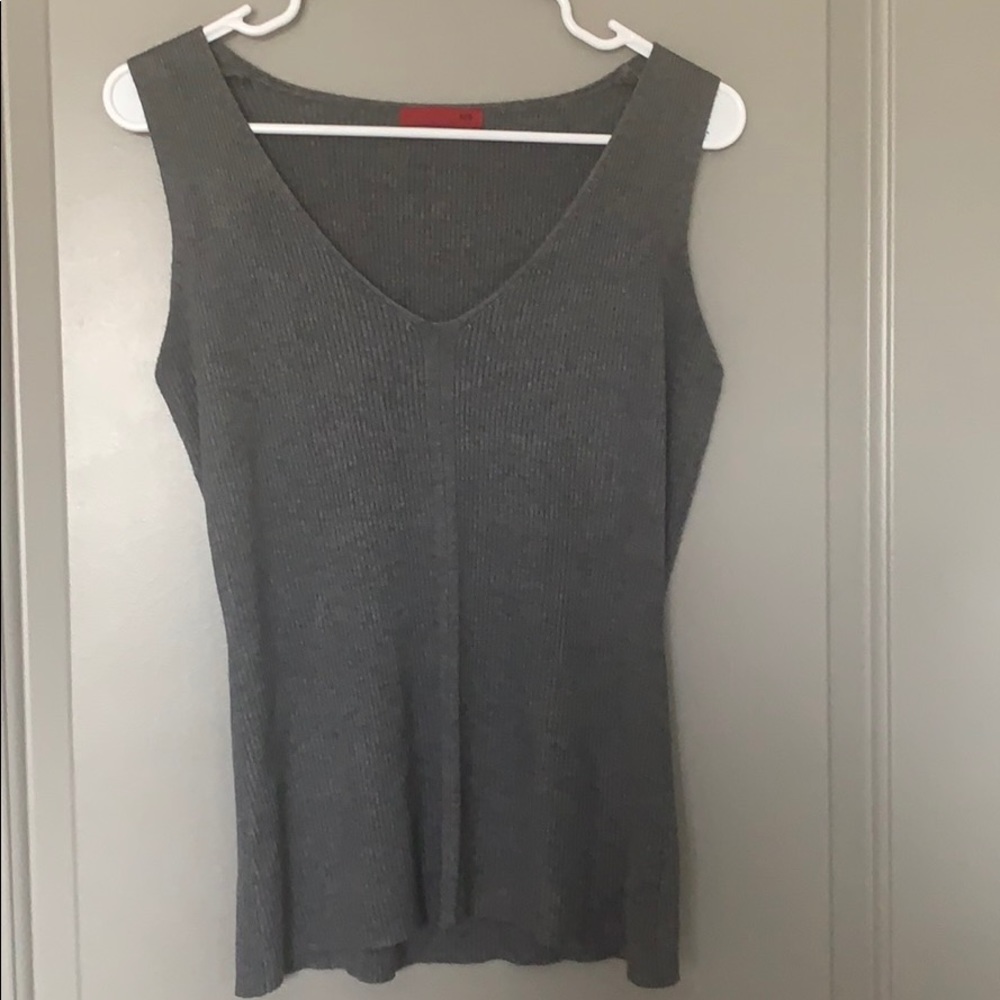 GRAY WORK TANK TOP